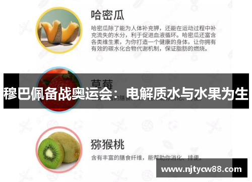 穆巴佩备战奥运会：电解质水与水果为生